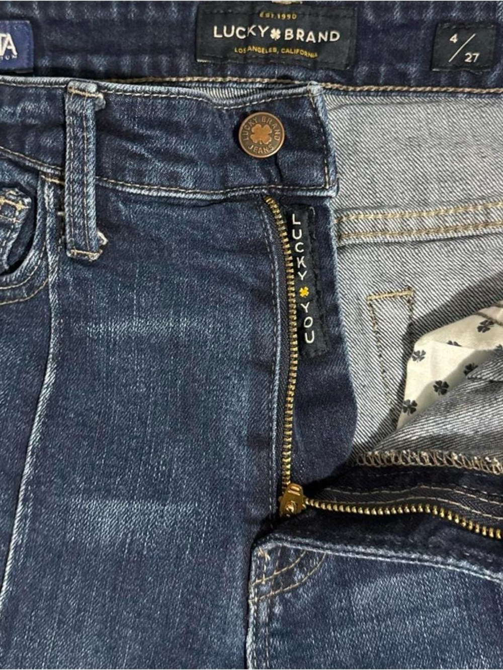 Lucky Brand Women's Dark Blue Bootcut Jeans - Picture 2 of 5